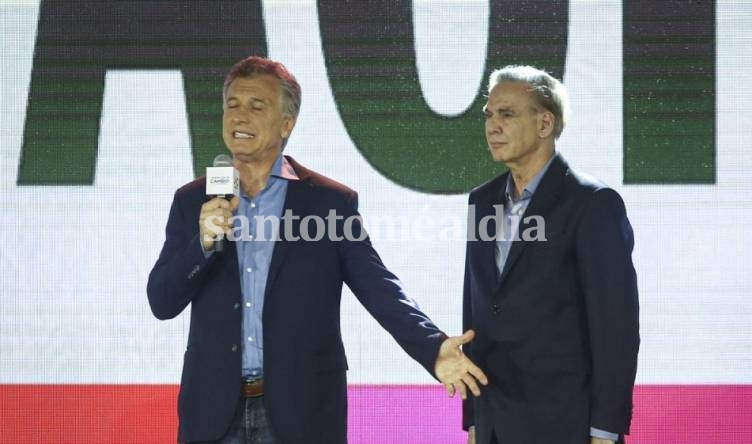 Pichetto y Macri, en épocas de campaña. (Foto: NA)