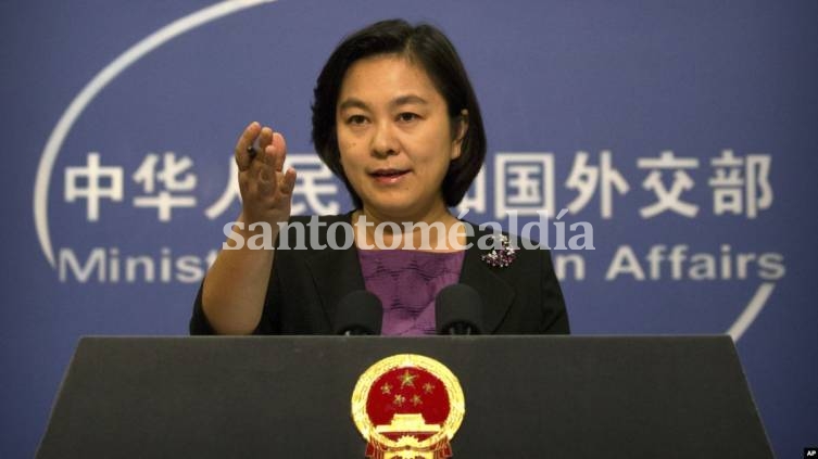 Hua Chunying, vocera del Ministerio de Exteriores de China. (Foto: NA)
