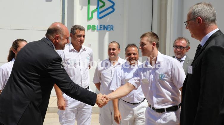 El gobernador participó de la inauguración de la nueva planta de Colágeno Hidrolizado. (Foto: Gobierno)