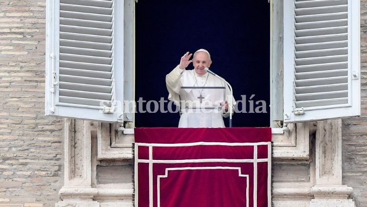 El papa Francisco, durante el Ángelus dominical. (Foto: Vaticano News)