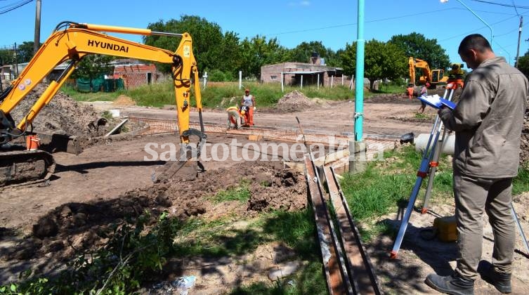 La semana próxima se reanudan las obras del Plan de Hábitat en Iriondo, Villa Libertad y Santo Tomás de Aquino