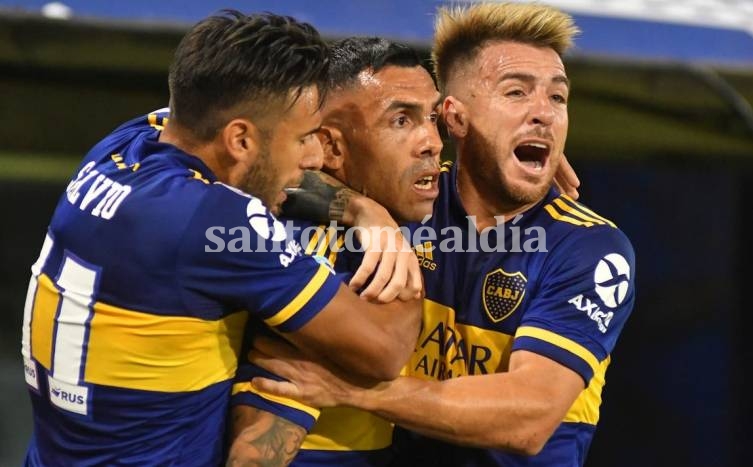 Tevez volvió a marcar en una nueva victoria de Boca. (Foto: Fotobaires)