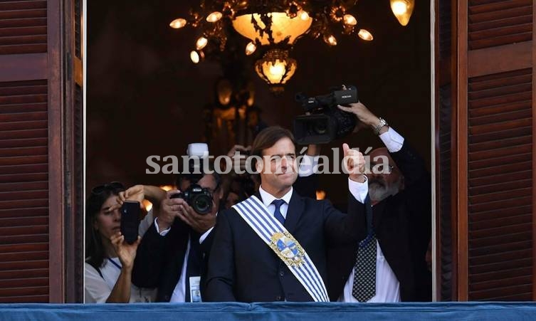 Lacalle Pou asumió como presidente de Uruguay. (Foto: Télam)