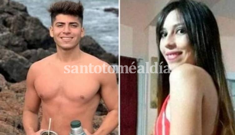 Naim Vera, el femicida; y Brenda Micaela Gordillo, la víctima.