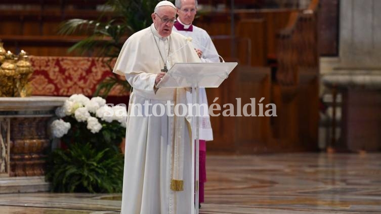 El Papa Francisco celebró en la Basílica de San Pedro la misa del Domingo de Resurrección. (Foto: Vaticano News)