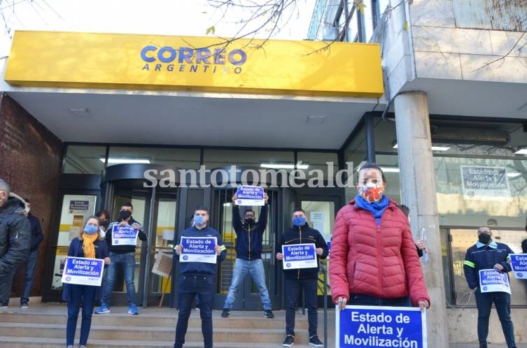 Trabajadores telepostales en estado de Alerta y Asamblea