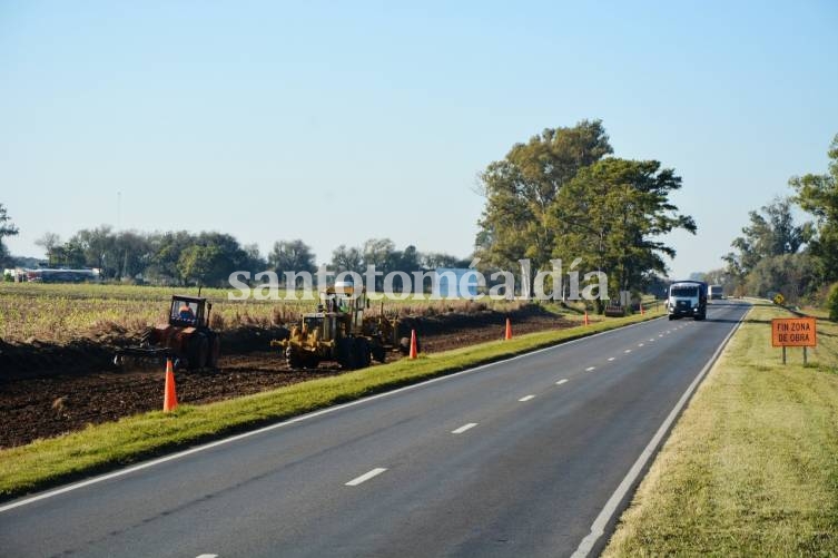 Retomaron los trabajos de transformación en autopista de la Ruta Nacional 34 en Sunchales.