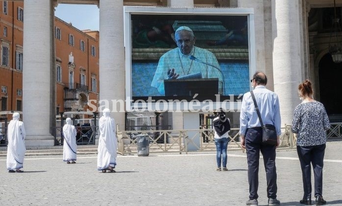 El Papa Francisco en su alocución previa al Regina Coeli. (Foto: Vaticano News)