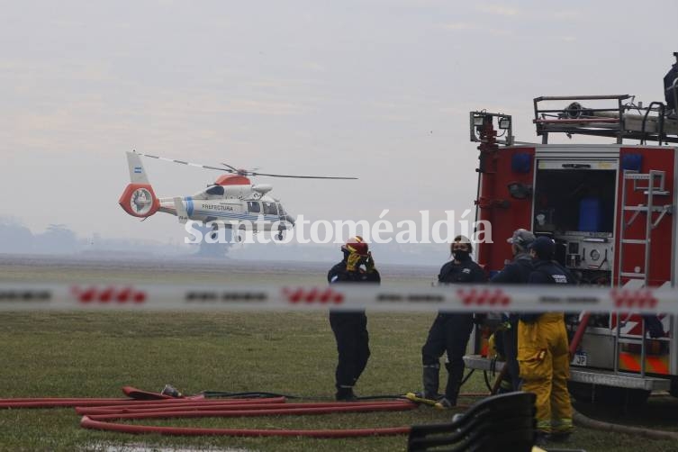 Los ministros partieron desde la localidad de Alvear. (Foto: Gobierno)