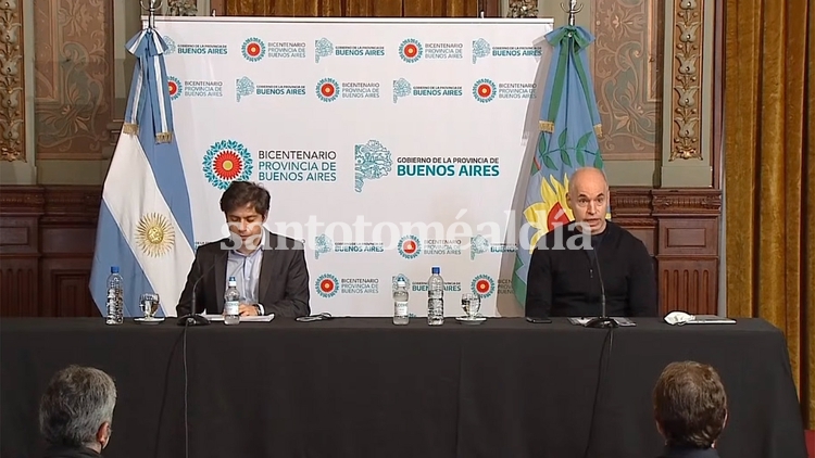 Kicillof y Rodríguez Larreta anticiparon que analizan endurecer la cuarentena en el AMBA