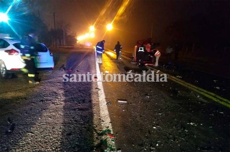 Dos muertos en un accidente fatal en Sauce Viejo 
