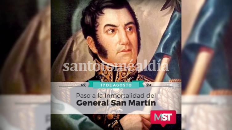 El Municipio rinde homenaje al Gral. San Martín a través de sus redes sociales