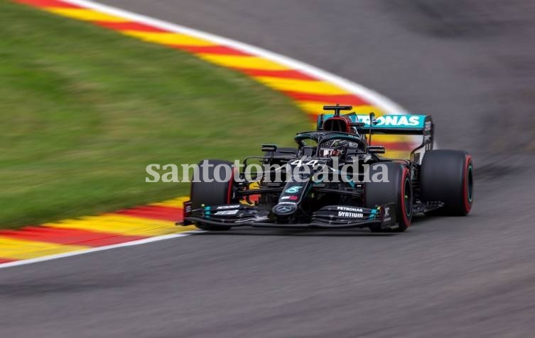 Lewis Hamilton, más rápido que todos en Bélgica. (Foto: AFP)