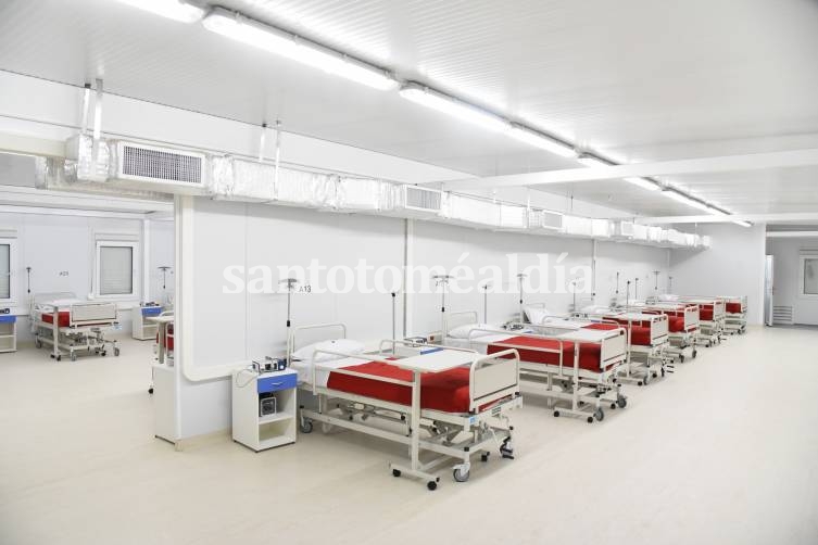 La provincia habilita 19 nuevas camas en el hospital modular de Granadero Baigorria. (Foto: Gobierno)