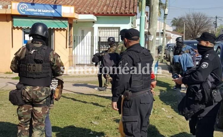 Allanamiento en barrio el Tanque: un detenido varios plantines de marihuana secuestrados 