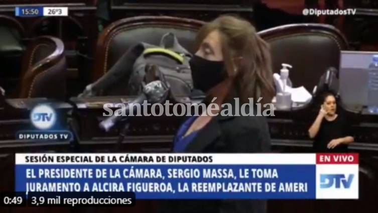 Alcira Figueroa juró en diputados y asumió su banca en reemplazo de Ameri