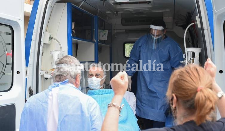 “Mingo” Della Gustina venció al coronavirus: volvió a su casa luego de dos meses de internación