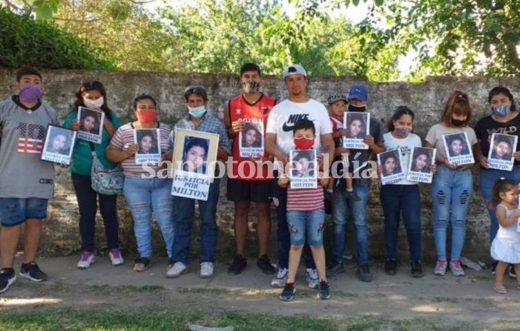 Reclamaron justicia por el crimen del Milton Vega ocurrido en Costa Azul