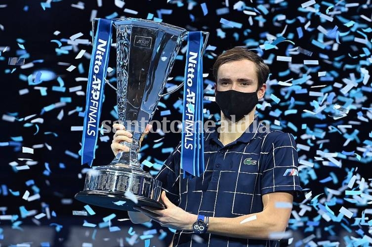 Medvedev se consagró campeón del Masters. (Foto. ATP)