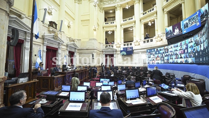 El Senado convirtió en ley el Aporte Solidario y Extraordinario. (Foto: Télam)