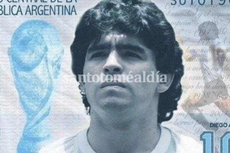 Un proyecto de ley busca que Maradona aparezca en billetes y sellos postales.
