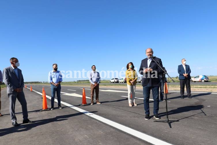 Perotti inauguró un tramo de la autopista de la Ruta Nacional 34