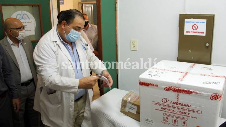 450 vacunas fueron recibidas en el hospital José María Cullen.