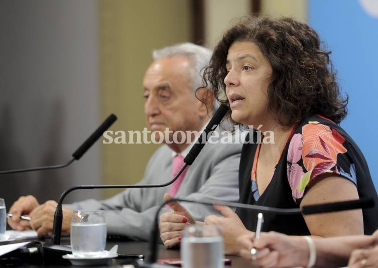 La ministra de Salud, Carla Vizzotti. (Foto: Télam)