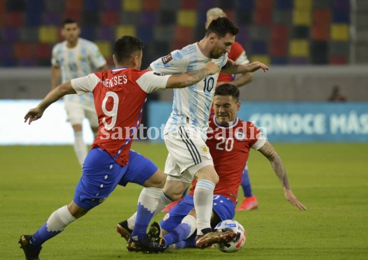 Argentina empató 1 a 1 con Chile en Santiago del Estero