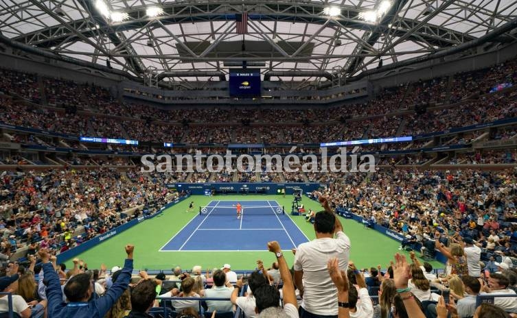 Tenis: El US Open permitirá el 100% de ingreso de público