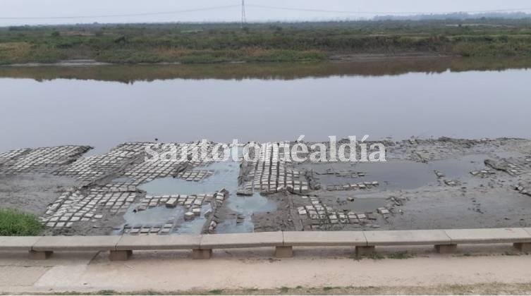 El río Salado mide 92 centímetros en nuestra ciudad
