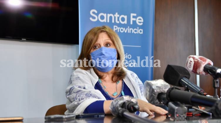 Adriana Cantero, ministra de Educación de la Provincia. 
