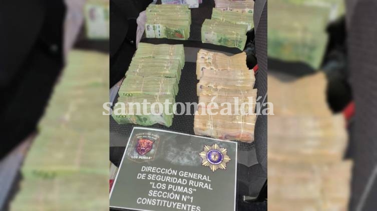 La Policía secuestró más de 4 millones de pesos en un control de tránsito