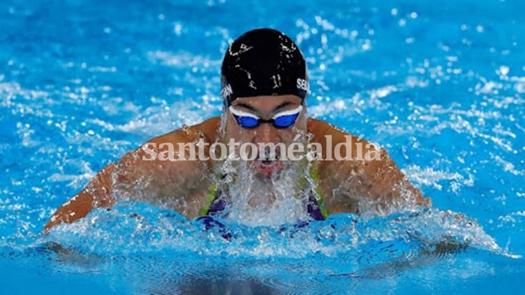 Julia Sebastián terminó séptima en los 200 metros pecho de natación