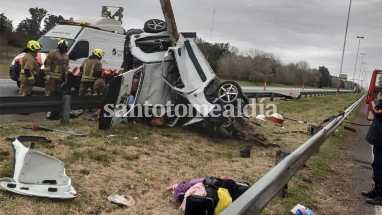 Cuatro muertos por un choque en la Autopista Buenos Aires-Cañuelas