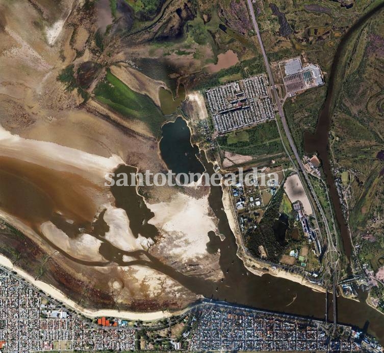 “La Setúbal en cero”: el impactante registro fotográfico que da cuenta de la gravedad de la bajante del Paraná