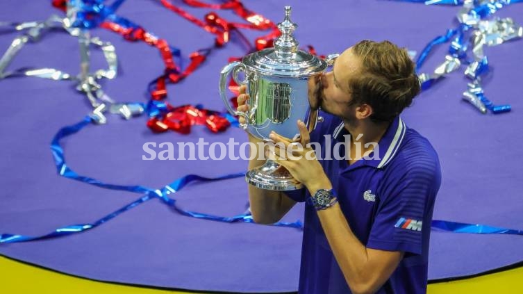 Para Medvedev, de 25 años, fue el primer título en los torneos Major.