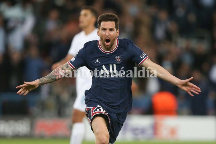 Messi anotó el primer gol de su carrera con la camiseta del PSG. 