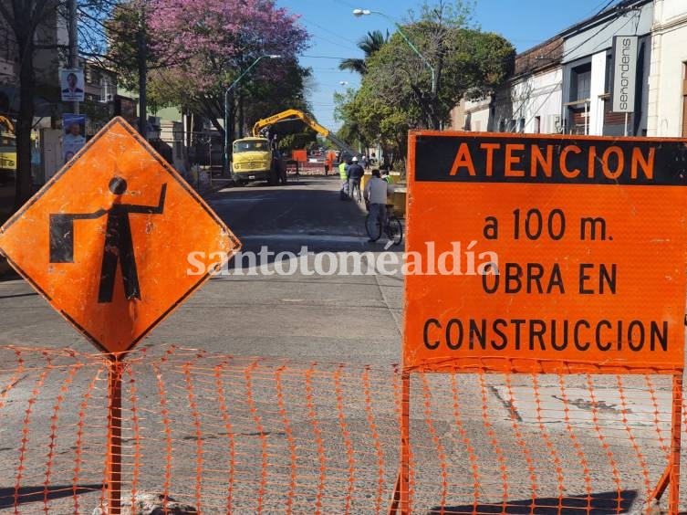 Por obras de bacheo, desde este miércoles se restringirá el tránsito en un tramo de calle La Rioja