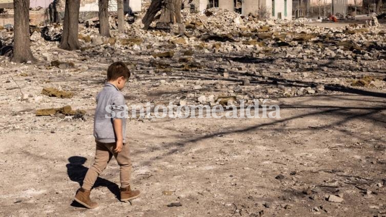 4,3 millones de niños debieron abandonar sus casas en Ucrania. 