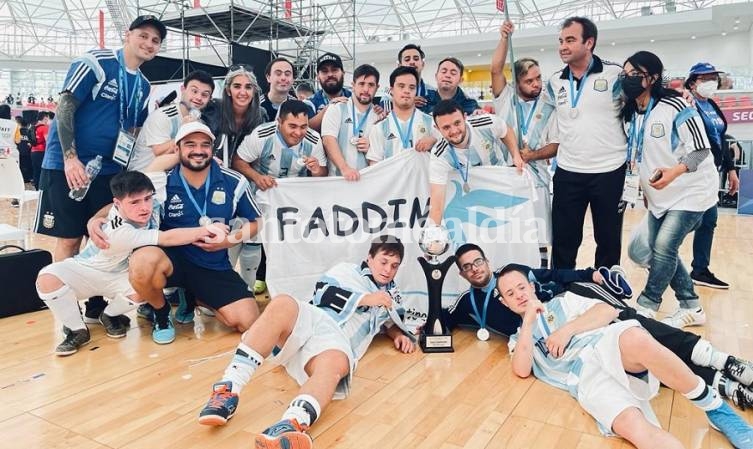 La selección argentina de futsal con personas con síndrome de Down salió subcampeona del Mundial de Perú