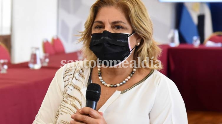 Sonia Martorano, ministra de Salud. 