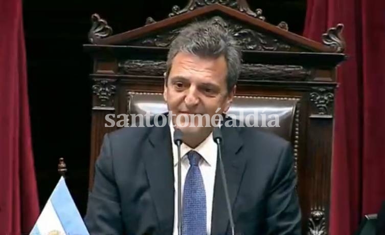Sergio Massa renunció como diputado y presidente de la Cámara baja.