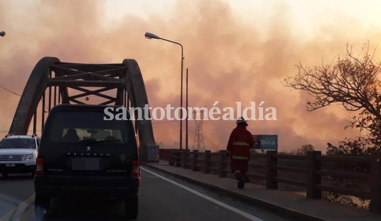 La Municipalidad presentó una nueva denuncia por quemas en las islas del Salado