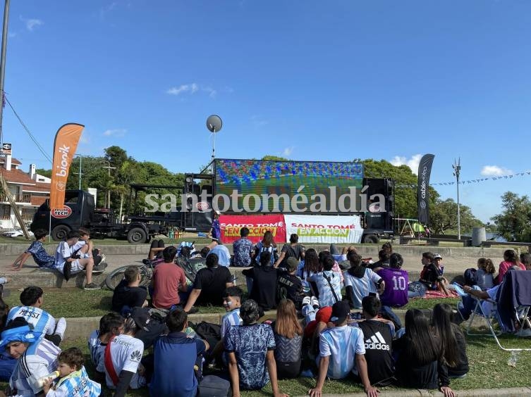Con un nuevo Fan Fest, Santo Tomé alentará a la Selección en el Anfiteatro