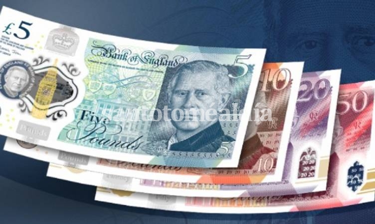 El Banco de Inglaterra presentó los primeros billetes con el rostro de Carlos III