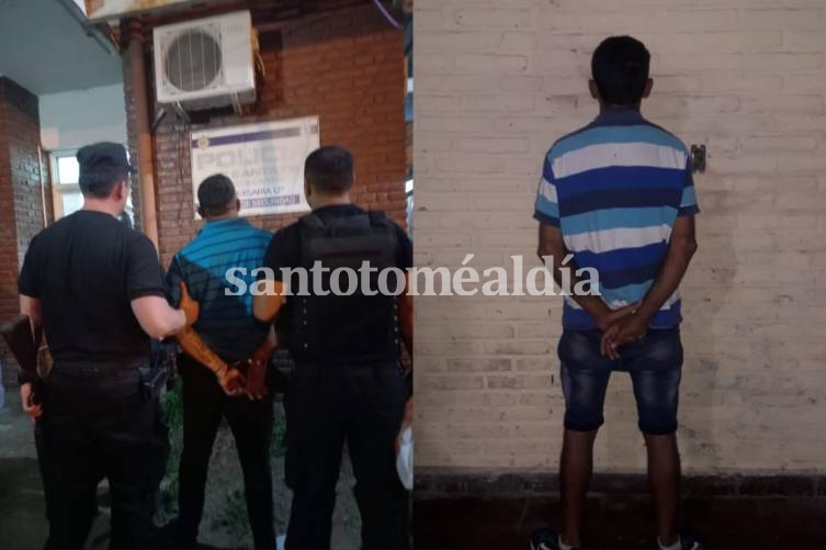 Allanamientos con detenidos y gran cantidad de armas secuestradas en barrio Santo Tomás de Aquino