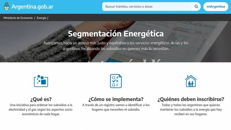 Tiene por objetivo ordenar los subsidios a la electricidad y el gas, según los aspectos socio-económicos de cada hogar.