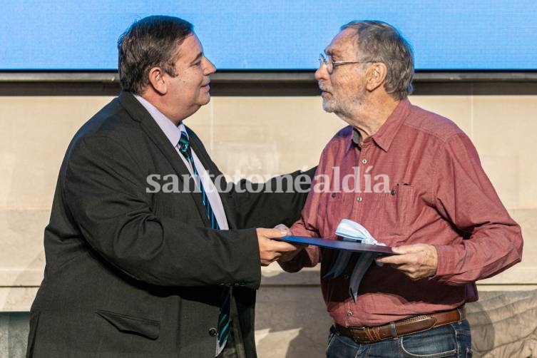 Luis Brandoni fue declarado Visitante Ilustre de la UNL