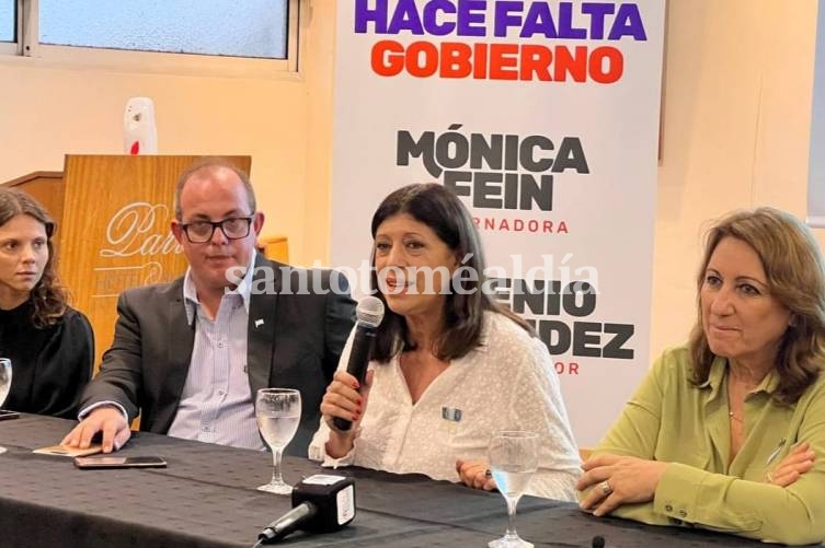  Mónica Fein y Clara García iniciaron una recorrida provincial para presentar las listas en las principales ciudades santafesinas.